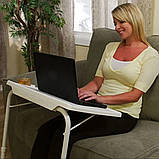 Переносний складаний столик трансформер Table Mate 2 багатофункціональний приліжковий маленький, фото 3