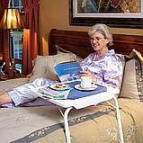 Переносний складаний столик трансформер Table Mate 2 багатофункціональний приліжковий маленький, фото 8