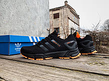 Чоловічі кросівки Adidas Marathon TR 26 Back/Orange (41-46) чорні з помаранчевим, фото 6