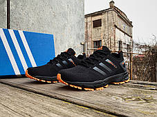 Чоловічі кросівки Adidas Marathon TR 26 Back/Orange (41-46) чорні з помаранчевим, фото 3