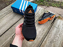 Чоловічі кросівки Adidas Marathon TR 26 Back/Orange (41-46) чорні з помаранчевим, фото 5