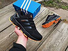 Чоловічі кросівки Adidas Marathon TR 26 Back/Orange (41-46) чорні з помаранчевим, фото 4