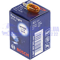 Автолампи WY5W (12В 5Вт W2,1X9,5D Pure Ligh Помаранчева) BOSCH