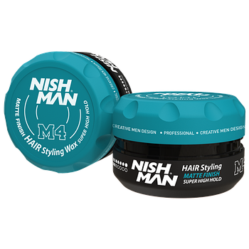 Матова помада для укладання волосся Nishman Matte Pomade М4 100 мл