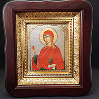 Икона Св.Мария Магдалина в фигурном киоте, размер 20*18см ассортимент именных икон