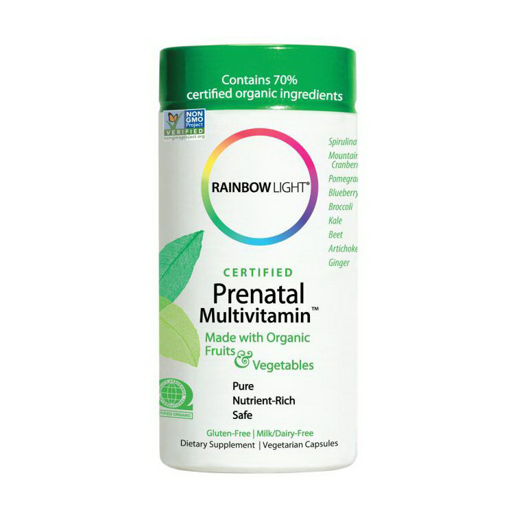 Витаминно-минеральный комплекс Rainbow Light Prenatal Multivitamin 120 veg caps - фото 1 - id-p1356150723