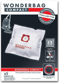 Набір мішків для пилососу Rowenta (5 шт) Wonderbag Compact (WB305120 WB305140)