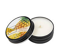 Массажная свеча для маникюра массажа рук и ног соевая натуральная Enjoy Professional Pineapple, ананас 30 г