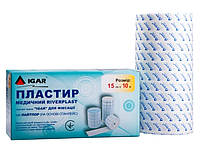 Пластыри медицинские RiverPlast IGAR для фиксации тип Лайтпор (на основе спанлейс) 15 см х 10 м