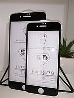 Защитное стекло 5D на айфон, IPHONE X, XS, XS MAX - Черного и белого цвета Код 16-3259
