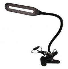 Світлодіодна настільна лампа XSD-206 USB 24 LED на прищіпки Чорна