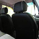 Чохли на сидіння Сузукі СХ4 (Suzuki SX4) модельні MAX-N з екошкіри Чорно-білий, фото 2