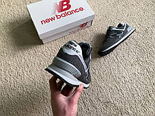 Чоловічі кросівки New Balance 574 сірі з білим, фото 4