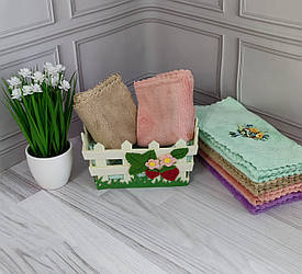 Рушник кухонне з мікрофібри 25х25 см