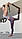 Ремінь для йоги та фітнесу з петлями для розтяжки 8 петель з фіксатором для ноги, фото 8