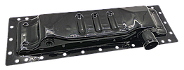 Бак радіатора нижній МТЗ-80, 82. 70У-1301075 (метал) (порошкове фарбування). Бак радіатора нижній
