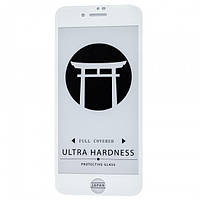 Защитное стекло Japan HD Premium 5D для iPhone 7 Plus/8 Plus Белое (полная проклейка на весь экран)