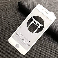 Защитное стекло Japan HD Premium 5D для iPhone 6 Plus/6S Plus Белое (полная проклейка на весь экран)