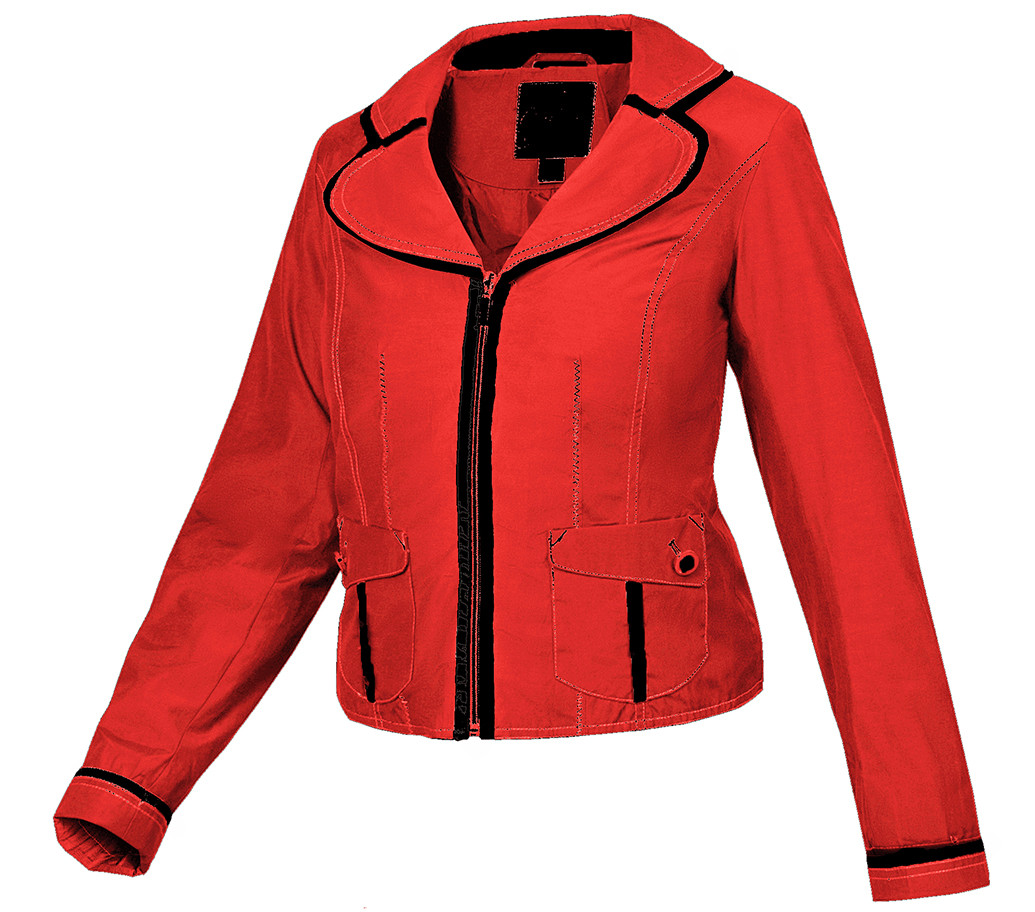 Вітрівка піджак жіночий City Classic Темно-червоний, фото 1