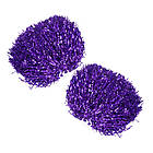 Помпони для Черлідінга і танців Pom-Poms C-1682 (поліестер, пластик, d-28s з загарбниками-кільцями, 1шт, 100г,, фото 3