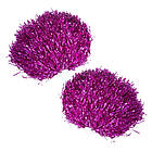 Помпони для Черлідінга і танців Pom-Poms C-1682 (поліестер, пластик, d-28s з загарбниками-кільцями, 1шт, 100г,, фото 6