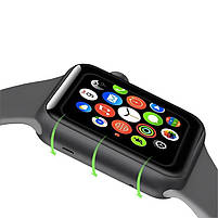 Захисне скло 3D Apple Watch 42 мм. (Clear), фото 4