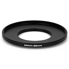Підвищене перехідне кільце 34-58 мм для об'єктива.