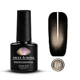 Набір гель лаків для манікюру Котяче око, вітражний гель лак, чорний гель лак, двосторонній магніт, фото 4