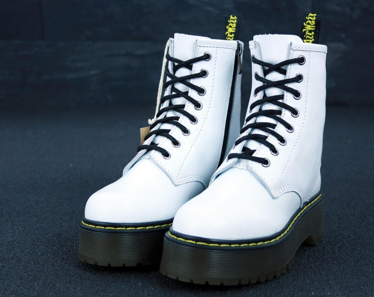 Жіночі білі Черевики Dr.Martens JADON