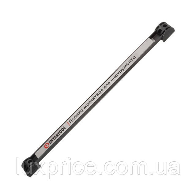 Планка магнітна для інструмента 460×23×12.5 мм, 13 кг INTERTOOL ET-1041    Luxprice, фото 1