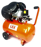 Компресор двохциліндровий повітряний LEX 50L (LXC50V)