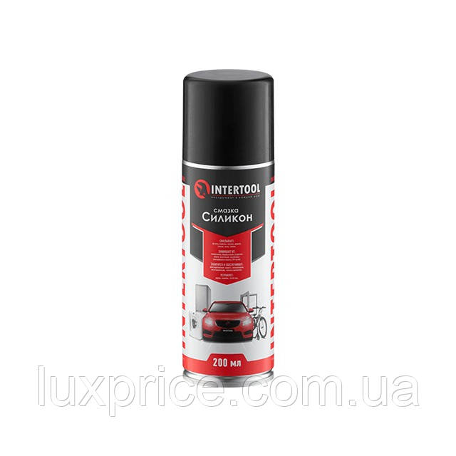 Мастило "Силікон", аерозоль 200 мл. INTERTOOL FS-6020    Luxprice, фото 1