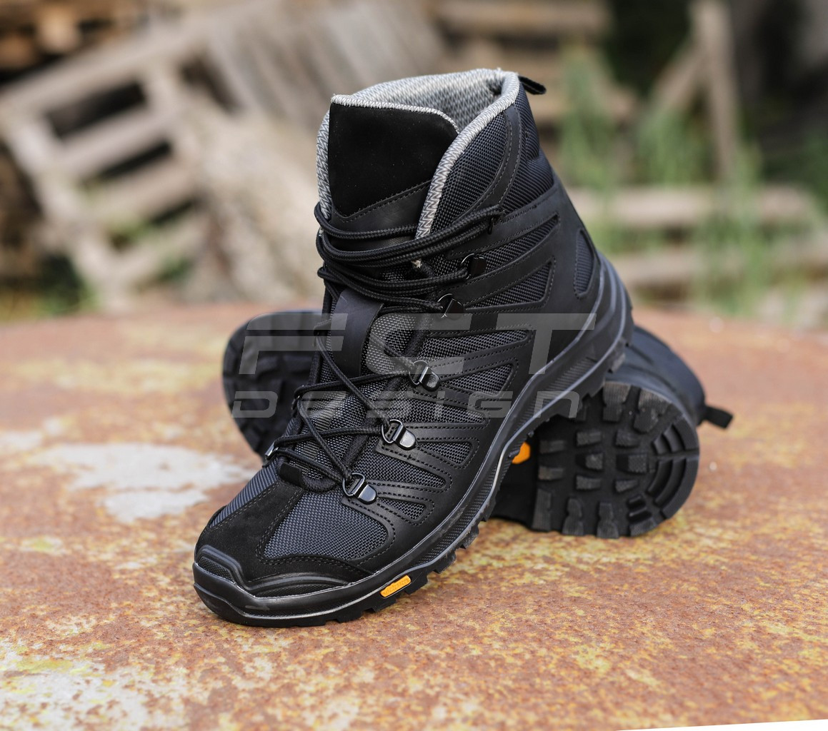 Черевики тактичні Вікінг мембрана літні чорні, фото 1