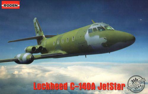 Пластикова модель 1/144 Roden 316 американський бізнес-джет Lockheed C-140A Jetstar