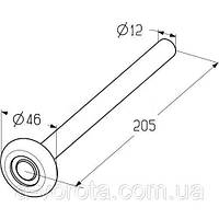 Alutech R-205-12-G ролик ходовий для секційних воріт промислових