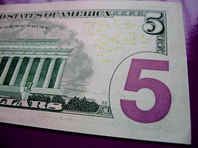 США 5 американських доларів 2009 рік L12 — Сан-Франциско
