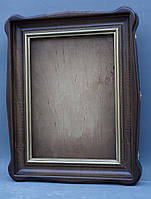 Фігурний кіот для ікони з внутрішньою дерев'яною рамою., фото 2