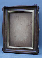 Фігурний кіот для ікони з внутрішньою дерев'яною рамою., фото 10