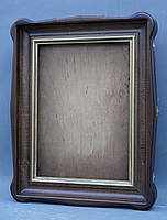 Фігурний кіот для ікони з внутрішньою дерев'яною рамою., фото 7