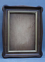 Фігурний кіот для ікони з внутрішньою дерев'яною рамою., фото 4