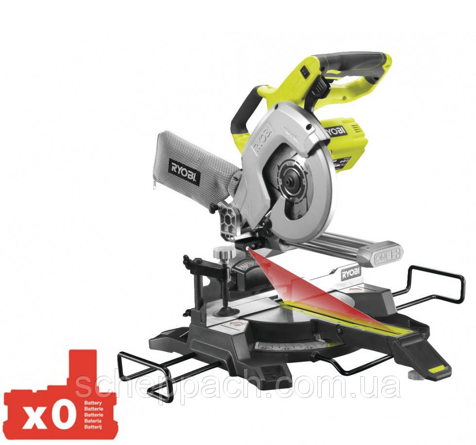Пила торцева акумуляторна Ryobi R18MS216-0