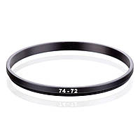 Понижающее переходное кольцо 74-72 мм для объектива.