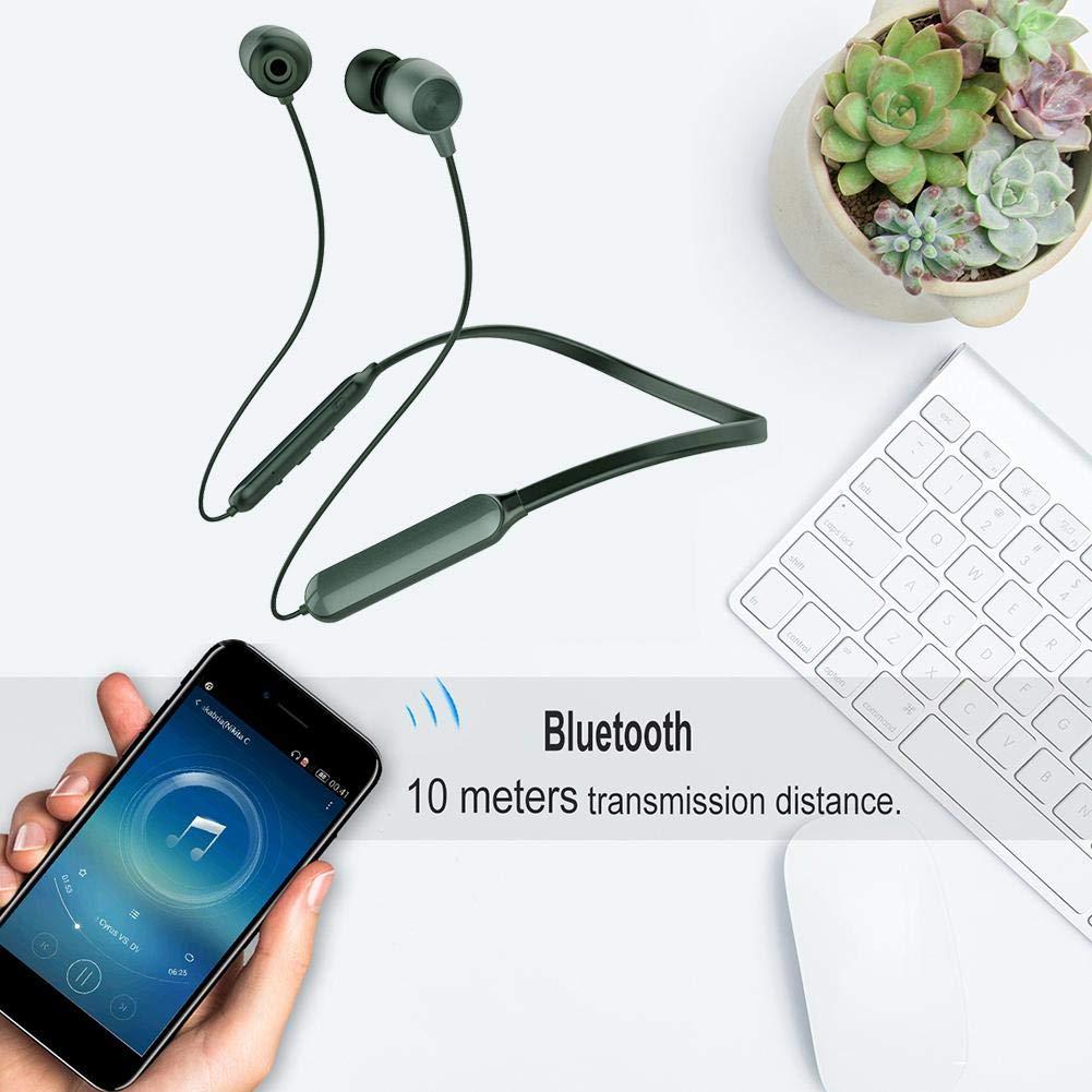 Навушники вакуумні Bluetooth Neckband Remax RB-S17-Dark-Green