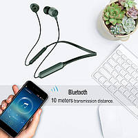 Навушники вакуумні Bluetooth Neckband Remax RB-S17-Dark-Green