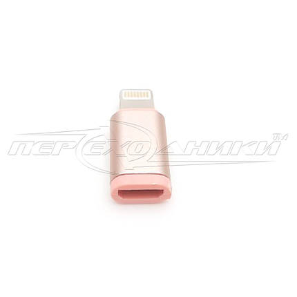 Переходник Lightning to micro USB Female, фото 3