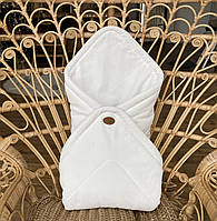 Демисезонный конверт-одеяло "Velour", молочный, фото 1