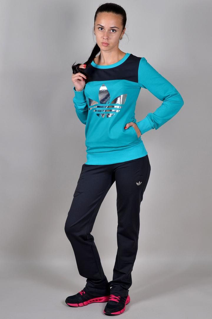 Жіночий модний спортивний костюм Adidas (1376-1). Жіночі спортивні костюми, Туреччина, весна осінь