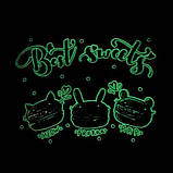 Зріст 110-116 - Дитяча піжама з принтом "Макрони", що світиться в темряві, для дівчинки 4-5 років - для дітей, фото 2