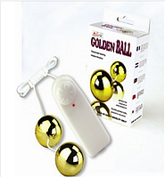 Вагінальні кульки Golden Balls з вібрацією від Baile