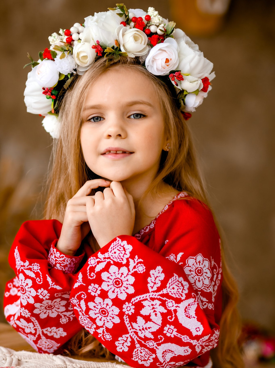 Вишита сукня Моя пташечка (домоткане полотно), фото 1
